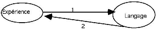 primauté de l'expérience sur la parole